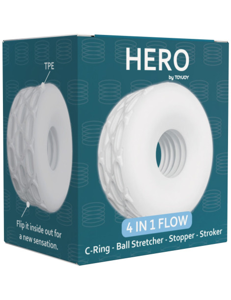 Multifunkční kroužek na penis HERO 4,in1 Flow , TOYJOY