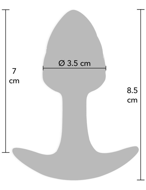 Anální kolík Crystal Small , TOYJOY