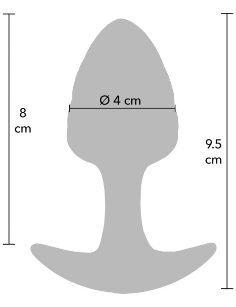 Anální kolík Crystal Medium , TOYJOY