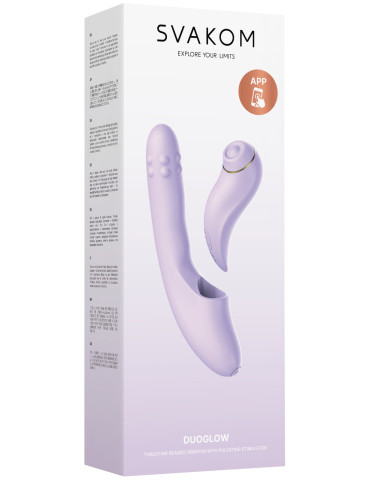 Multifunkční vibrátor/stimulátor DuoGlow , Svakom