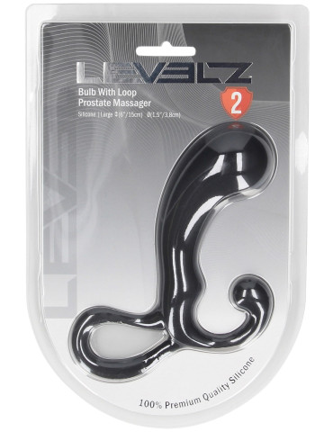 Silikonový stimulátor prostaty Bulb with Loop , Levelz (vel. L)