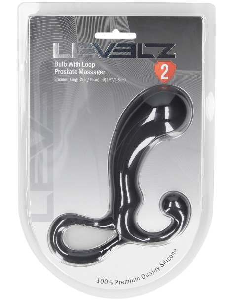 Silikonový stimulátor prostaty Bulb with Loop , Levelz (vel. L)