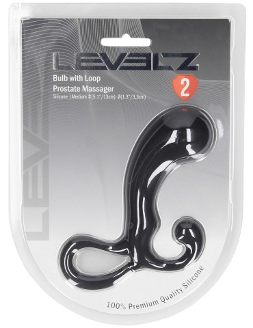 Silikonový stimulátor prostaty Bulb with Loop , Levelz (vel. M)