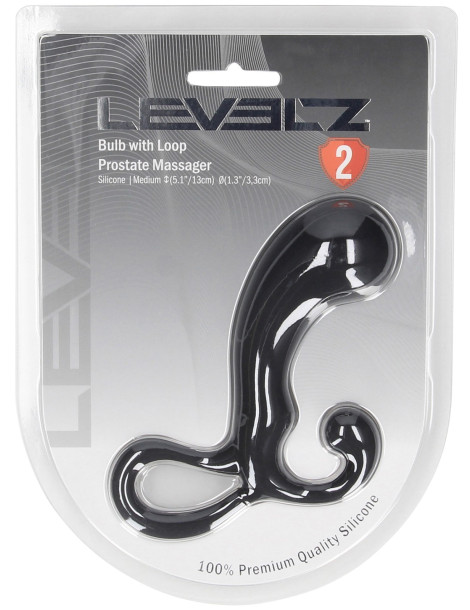 Silikonový stimulátor prostaty Bulb with Loop , Levelz (vel. M)