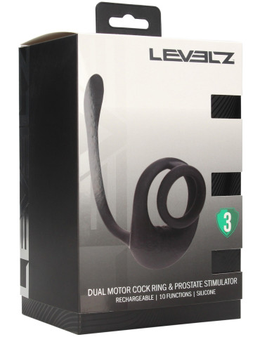 Vibrační kroužek se stimulátorem prostaty , Levelz