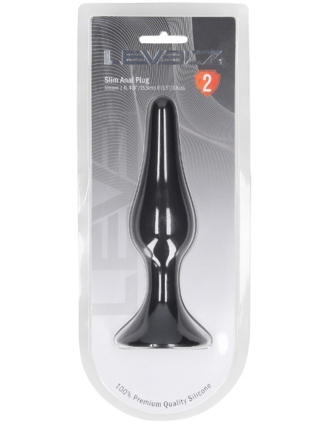 Anální kolík s přísavkou Slim Anal Plug , Levelz (vel. XL)