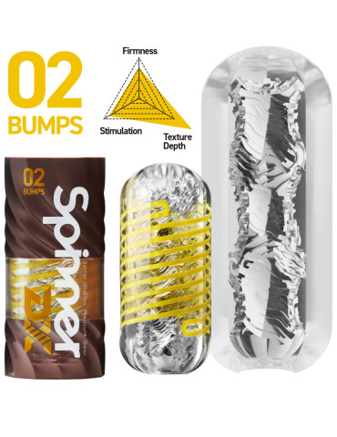 Masturbátor Spinner DX 02 Bumps , TENGA