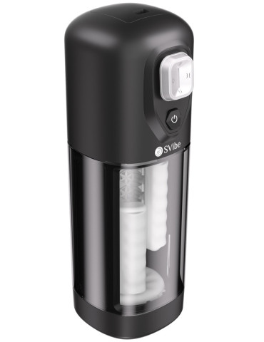 Hřejivý třecí a vibrační masturbátor Ikon Volt , SVibe