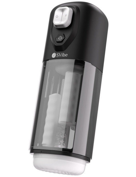 Hřejivý třecí a vibrační masturbátor Ikon Volt , SVibe