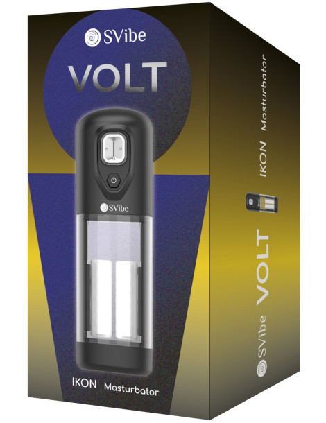 Hřejivý třecí a vibrační masturbátor Ikon Volt , SVibe