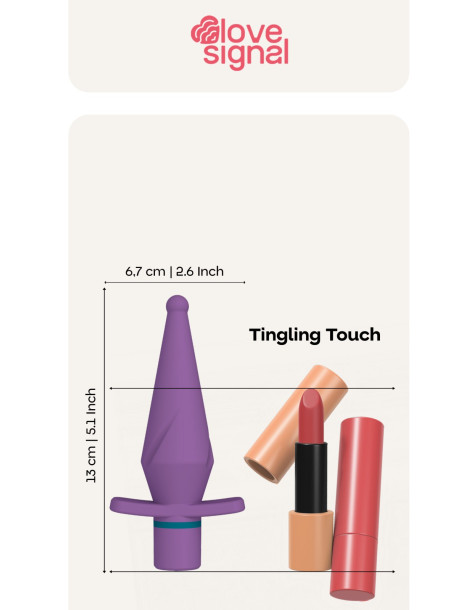 Vibrační anální kolík Tingling Touch , Dream Toys