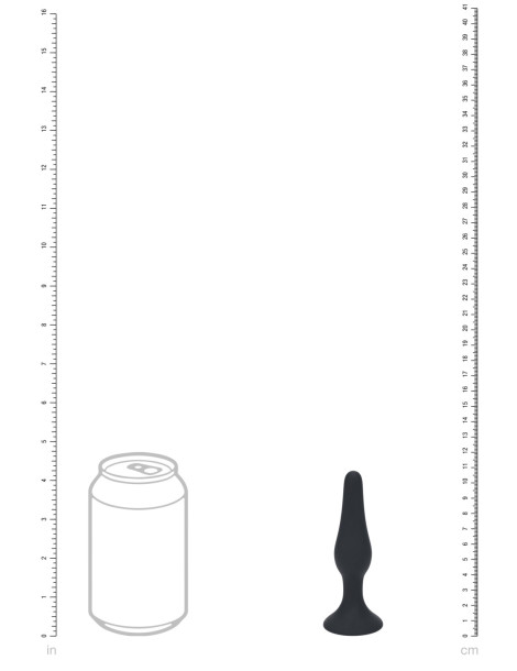 Anální kolík s přísavkou Slim Anal Plug , Levelz (vel. S)