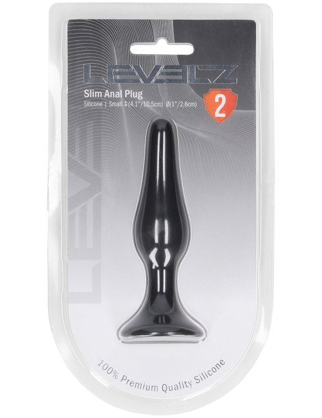 Anální kolík s přísavkou Slim Anal Plug , Levelz (vel. S)