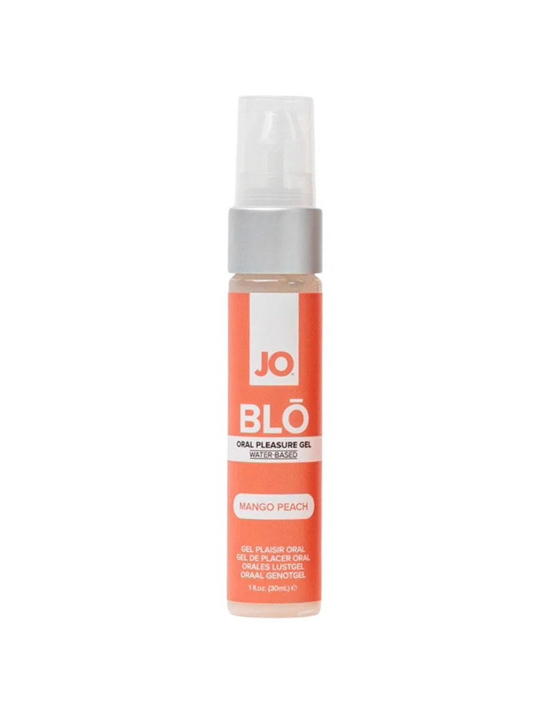 Gel na orální sex BLŌ Mango Peach , System JO (30 ml)