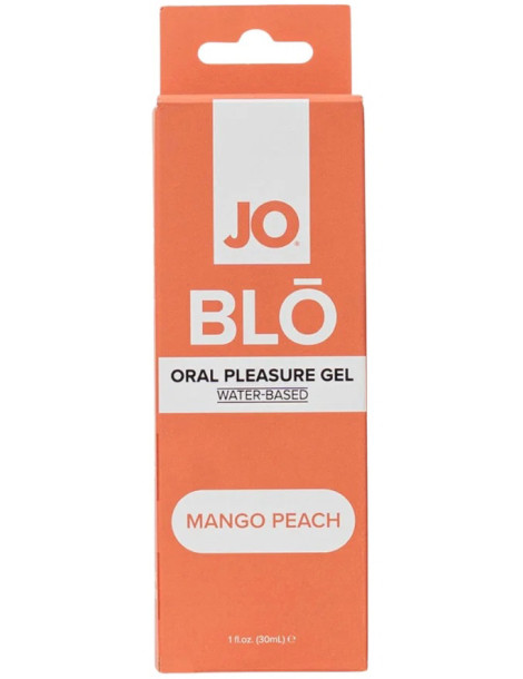 Gel na orální sex BLŌ Mango Peach , System JO (30 ml)