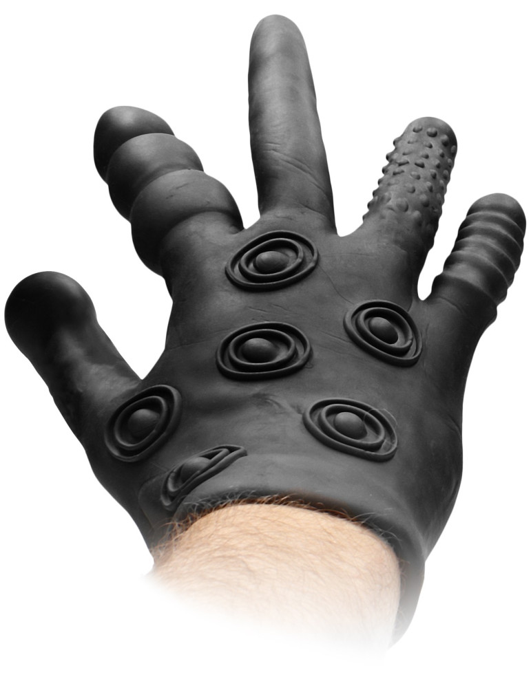 Silikonová stimulační rukavice , FIST IT