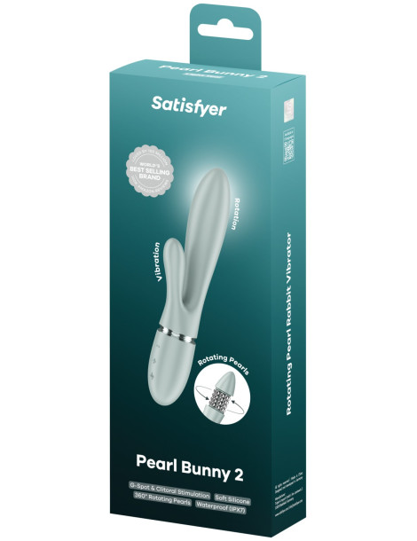 Perličkový vibrátor s králíčkem Pearl Bunny 2 , Satisfyer